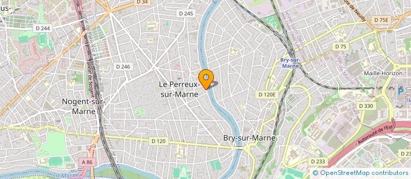 localisation de l'entreprise SCI DES QUATRE à LE PERREUX-SUR-MARNE