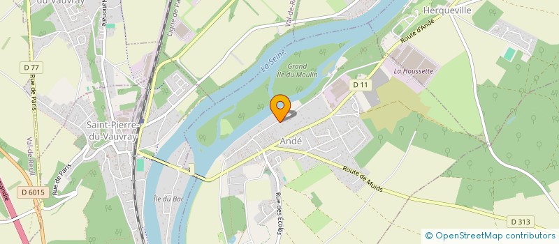 localisation de l'entreprise SCI DES QUATRE ACRES  ANDE