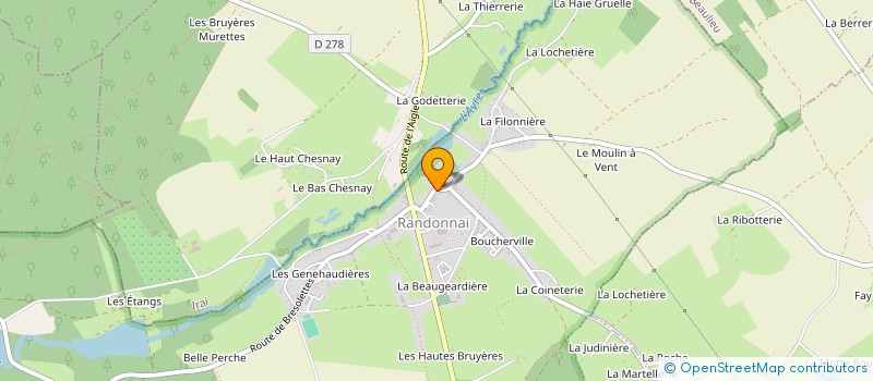 localisation de l'entreprise SCI DES QUATRE AMIS à TOUROUVRE AU PERCHE