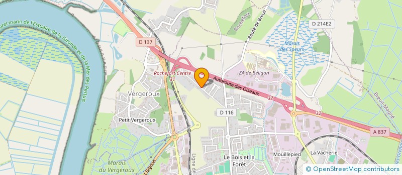 localisation de l'entreprise SCI DES QUATRE ANES  ROCHEFORT