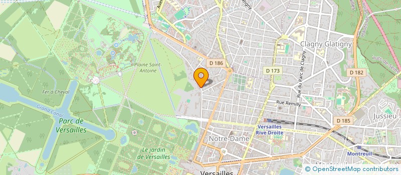 localisation de l'entreprise SCI DES QUATRE ANNEAUX à VERSAILLES