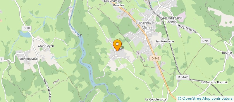 localisation de l'entreprise SCI DES QUATRE AS à SAINT-MARTIAL-LE-MONT
