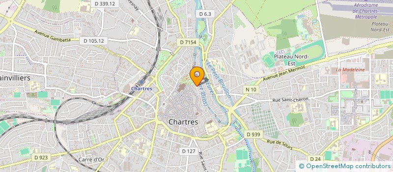 localisation de l'entreprise SCI DES QUATRE CAUBET à CHARTRES