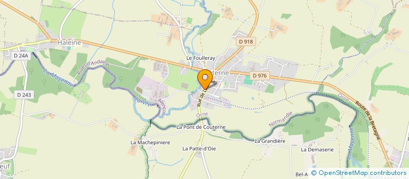 localisation de l'entreprise SCI DES QUATRE CHAMPS à LA FERTE MACE