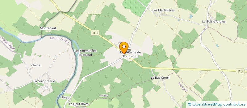 localisation de l'entreprise SCI DES QUATRE CHEMINS à LURAIS