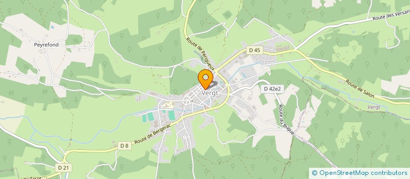 localisation de l'entreprise SCI DES QUATRE CHEMINS à VEZAC