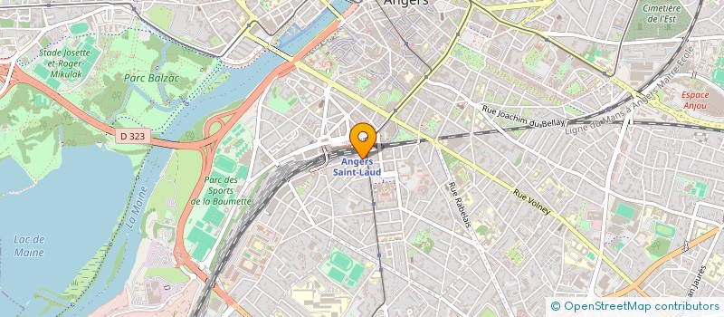 localisation de l'entreprise SCI DES QUATRE COINS à ANGERS