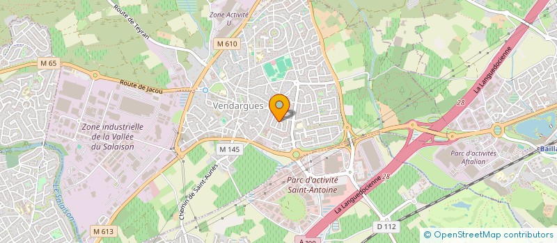 localisation de l'entreprise SCI DES QUATRE ENFANTS à VENDARGUES