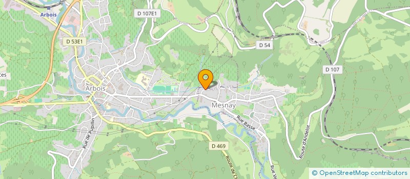 localisation de l'entreprise SCI DES QUATRE ENFANTS  MESNAY