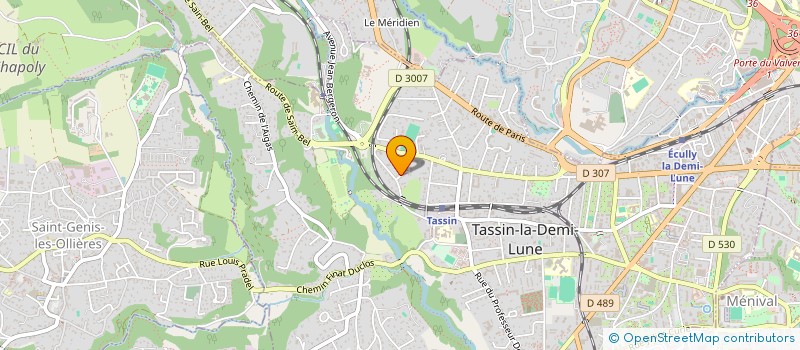 localisation de l'entreprise SCI DES QUATRE EPEES  TASSIN-LA-DEMI-LUNE