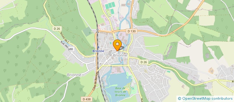 localisation de l'entreprise SCI DES QUATRE F  BRIONNE