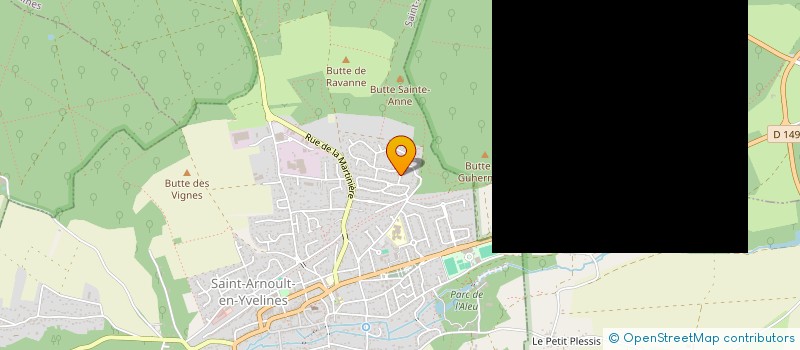 localisation de l'entreprise SCI DES QUATRE FILS  SAINT-ARNOULT-EN-YVELINES