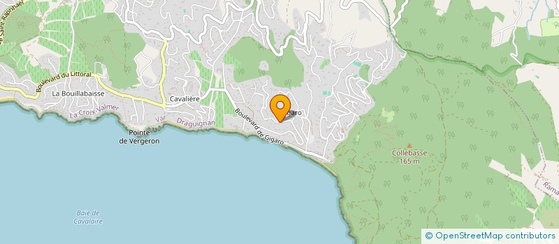 localisation de l'entreprise SCI DES QUATRE ILES  LA CROIX-VALMER