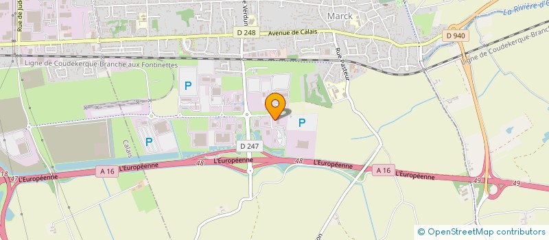 localisation de l'entreprise SCI DES QUATRE J  MARCK