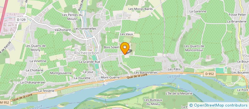 localisation de l'entreprise SCI DES QUATRE J à ROCHECORBON