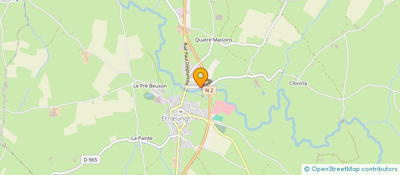 localisation de l'entreprise SCI DES QUATRE.J  ETRUNGT