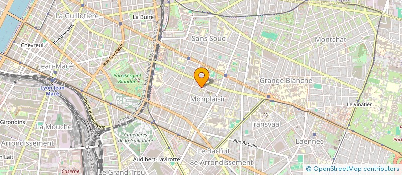 localisation de l'entreprise SCI DES QUATRE L  LYON