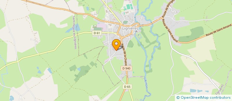 localisation de l'entreprise SCI DES QUATRE M  LIGNIERES