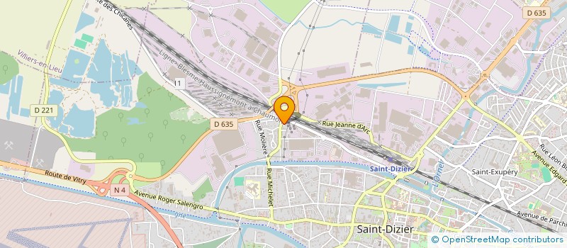 localisation de l'entreprise SCI DES QUATRE MAISONS à SAINT-DIZIER