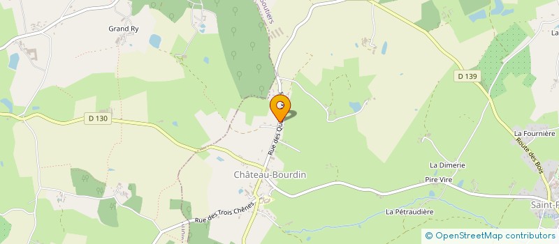 localisation de l'entreprise SCI DES QUATRE MARES  SAINT-PARDOUX-SOUTIERS