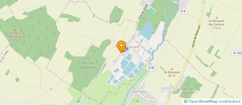 localisation de l'entreprise SCI DES QUATRE PORET  FOSSEMANANT