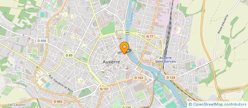 localisation de l'entreprise SCI DES QUATRE ROIS à AUXERRE