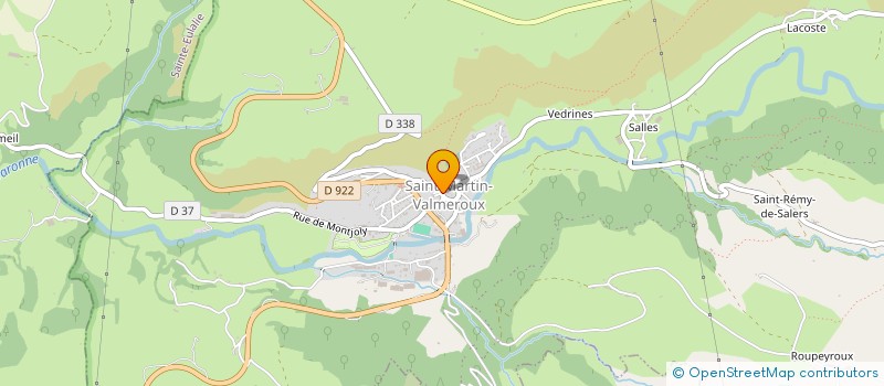 localisation de l'entreprise SCI DES QUATRE ROSEAUX à SAINT-MARTIN-VALMEROUX