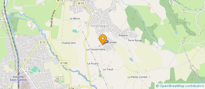 localisation de l'entreprise SCI DES QUATRE ROUTES  CHAMBUF
