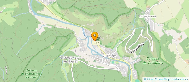 localisation de l'entreprise SCI DES QUATRE RUES  VUILLAFANS