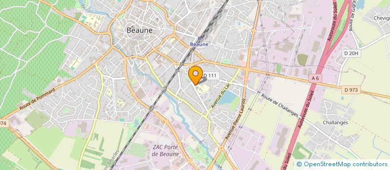 localisation de l'entreprise SCI DES QUATRE SAISONS à BEAUNE