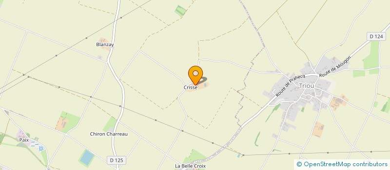 localisation de l'entreprise SCI DES QUATRE SAISONS  PRAHECQ