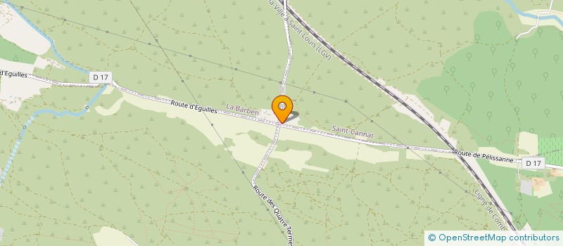 localisation de l'entreprise SCI  DES QUATRE TERMES  SAINT-CANNAT