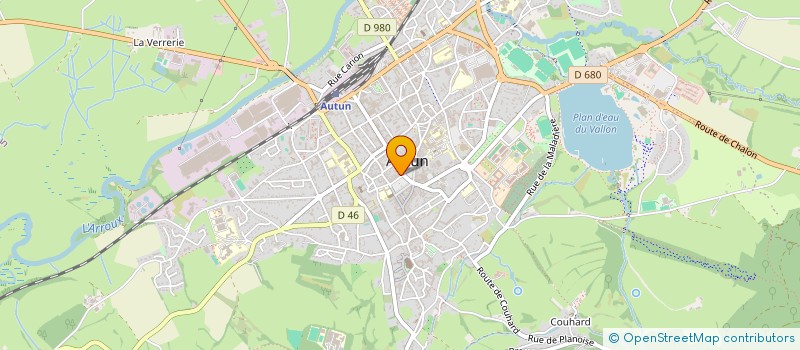 localisation de l'entreprise SCI DES QUATRE TONNEAUX  AUTUN