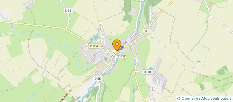 localisation de l'entreprise SCI DES QUATRE VAL  VEZELISE