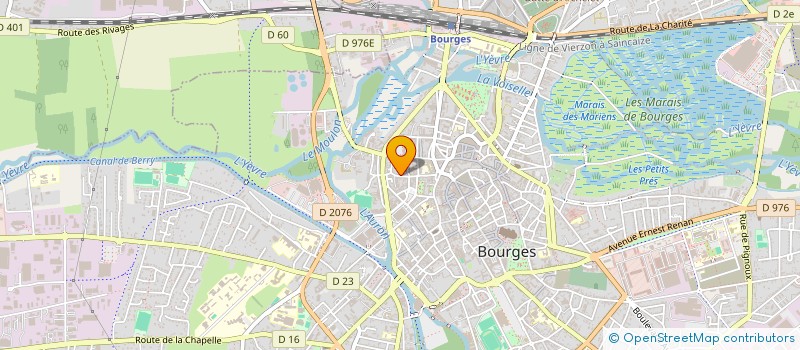 localisation de l'entreprise SCI DES QUATRE VENTS  BOURGES