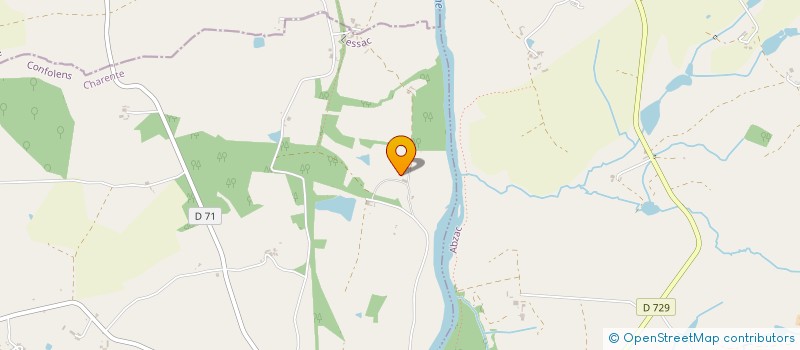 localisation de l'entreprise SCI DES QUATRE VENTS  ORADOUR-FANAIS