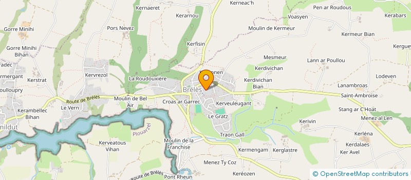 localisation de l'entreprise SCI DES QUATRE VENTS  BRELES