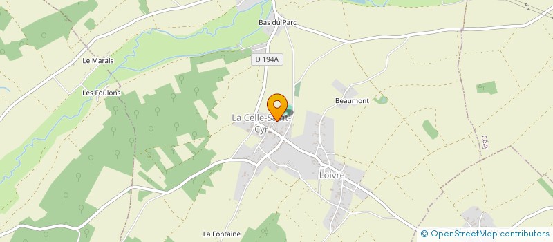 localisation de l'entreprise SCI DES QUATRE VENTS  LA CELLE-SAINT-CYR