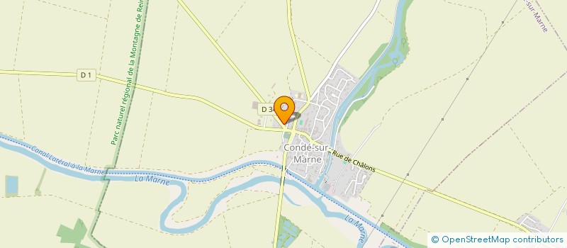 localisation de l'entreprise SCI DES QUATRE VENTS  CONDE-SUR-MARNE