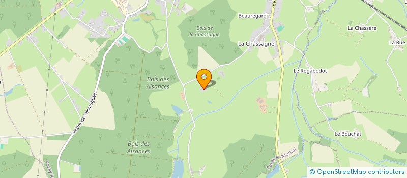 localisation de l'entreprise SCI DES QUATRE VENTS  PARAY LE MONIAL