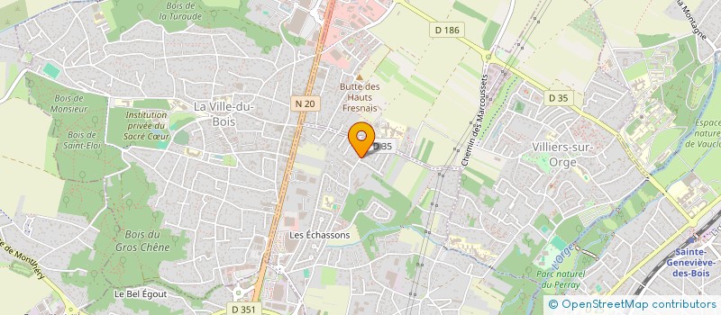localisation de l'entreprise SCI DES QUATRE VENTS à LONGPONT-SUR-ORGE