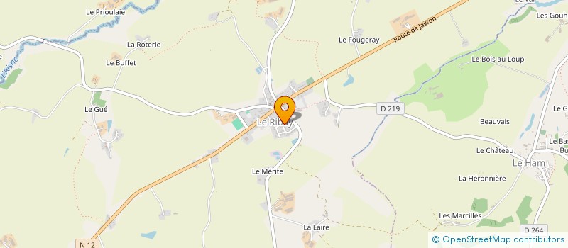 localisation de l'entreprise SCI DES QUATRE VINGTS  LE RIBAY