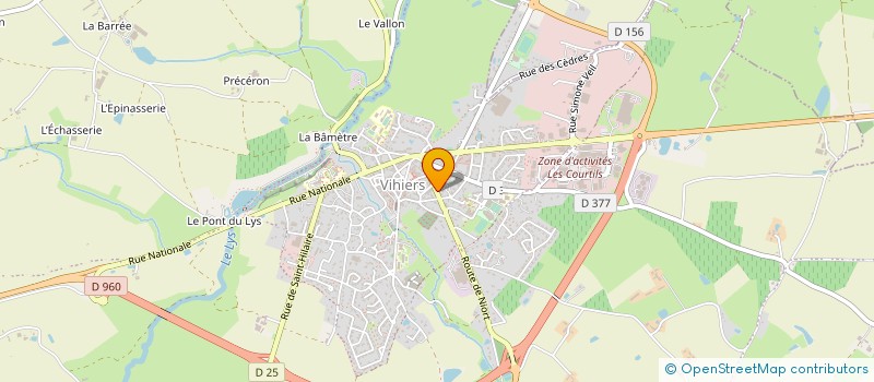 localisation de l'entreprise SCI DES QUATRES CHEMINS à LYS-HAUT-LAYON