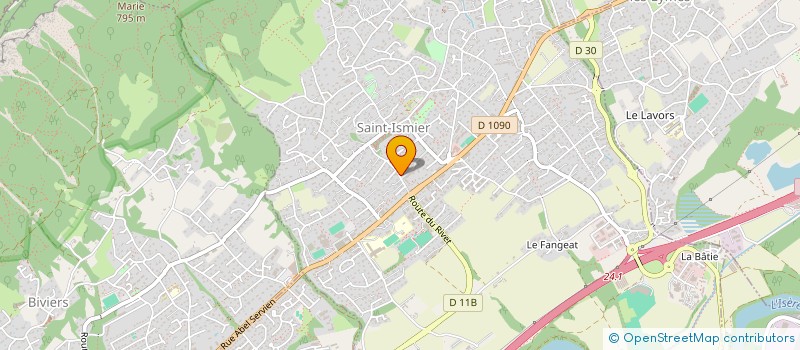 localisation de l'entreprise SCI DES QUATRES ETOILES à SAINT-ISMIER