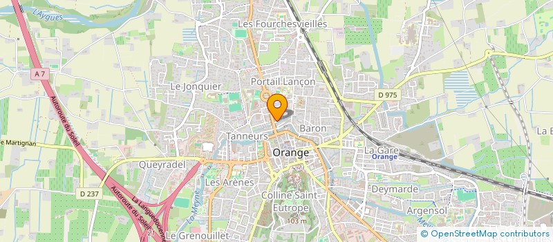 localisation de l'entreprise SCI DES QUATRES METRES  ORANGE