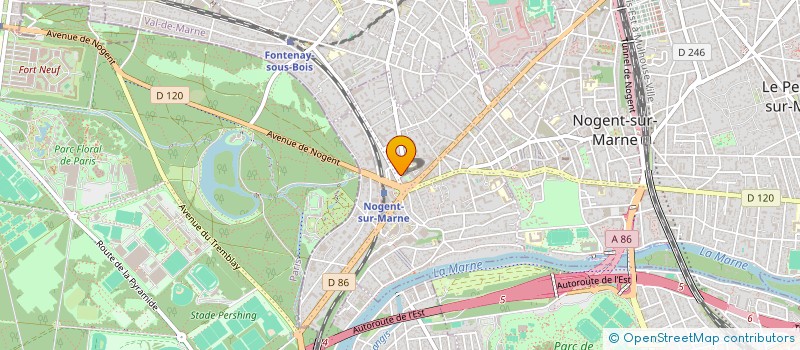 localisation de l'entreprise SCI DES QUATRES VENTS à NOGENT-SUR-MARNE