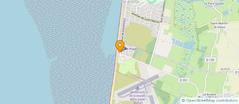 localisation de l'entreprise SCI DES QUATTRES  COUDEVILLE-SUR-MER