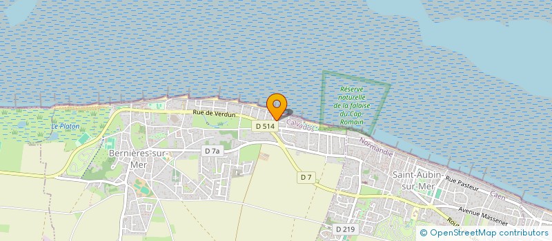 localisation de l'entreprise SCI DES QUINZE  BERNIERES-SUR-MER