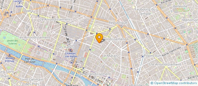 localisation de l'entreprise SCI DES R.J.E.  PARIS