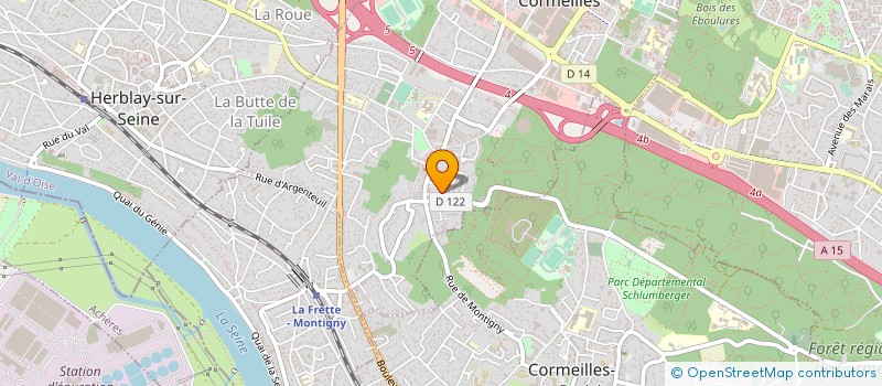 localisation de l'entreprise SCI DES RAINETTES  L'ISLE-ADAM